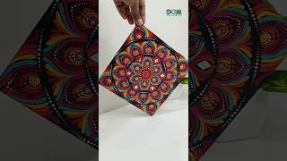 Easy Dot Mandala 🎨 for beginners😍😍 #ytshorts #art #trending  #dotmandalapainting #viral