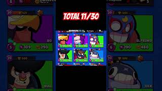 Pushing every brawler to 500 trophies #shorts #trending #gaming #brawlstars #funny #challenge #viral