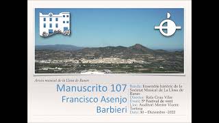 Manuscrito 107 - F.A.Barbieri [Versión S.M.La Llosa de Ranes]