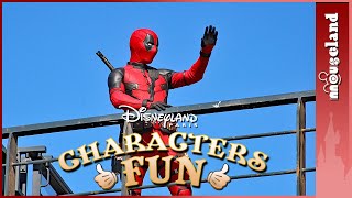 Deadpool on the roofs of Advengers Campus in Disneyland Paris 2024