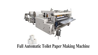 None embossing toilet tissue paper jumbo roll making machine