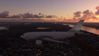 Airbus A310-300, arrival at New York LaGuardia, NY. MSFS 2020￼