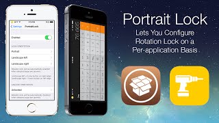 Portrait Lock: Lets You Configure Rotation Lock on a Per application Basis