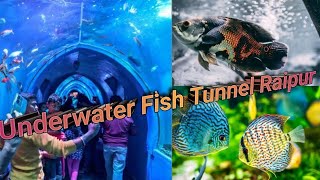 Underwater Fish Tunnel //Underwater Fish Aquarium Disneyland Raipur