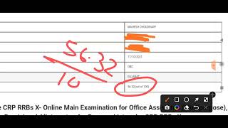 My IBPS RRB Clerk Result 2021 || Mains Score Card Missed by 4.37 Marks || Exam Level Easy or Hard?