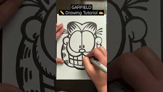 Everyone Can Draw! - GARFIELD ✍️ Drawing Tutorial 😀✏️ #garfield #garfieldandfriends #garfieldthecat