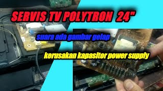 Polytron tidak ada gambar layar gelap