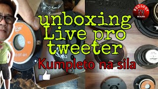 Unboxing Live pro dome type tweeter||Live PRO DT 401||Unboxing Video