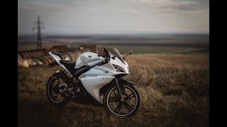 YAMAHA YZF R125 - De la motociclist la pasager w/ Zens