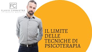 Il limite delle tecniche di psicoterapia