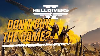 CEO of Helldivers 2 Developer says to wait to buy the game