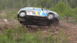 South Swedish rally 2019 Crashes & Action