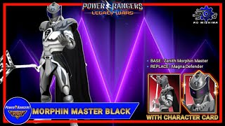 Black Morphin Master mod with Character Card | Power Rangers Legacy Wars