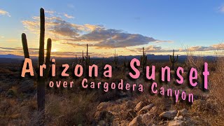 Arizona Sunset over Cargodera Canyon