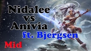 Bjergsen (& TheOddOne) - Nidalee vs Anivia (Bigfatlp) - Mid - Challenger I