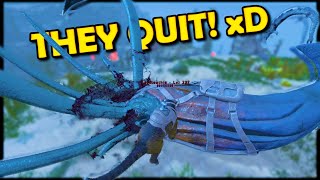 I Made The Tribe That Wanted To Raid Me QUIT! xD | ARK Ascended Smalls Ep.10