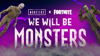 Fortnite X Unviersal Monsters "We Will Be Monsters" - Shortnitemares 2021!!!