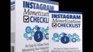 Instagram Marketing: Monetization Checklist Pack