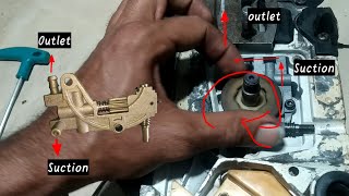 How Automatic Chain Lubrication System Works In Chainsaw | #howthingswork #chainsaw #automatic