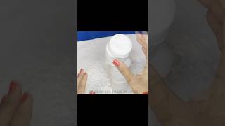 ASMR | Pure White Baking Soda Discs Crushed | Crunchy | Dive In! #oddlysatisfying #asmrbakingsoda