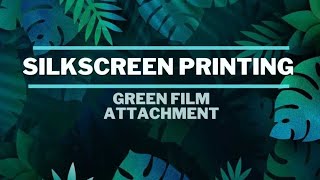 Silkscreen Printing- How to Attach the Film on the Screen