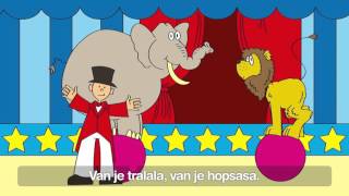 In het circus - Kinderliedjes met tekst