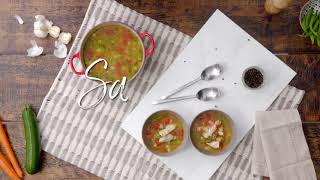 Soupe minestrone gourmande au dindon