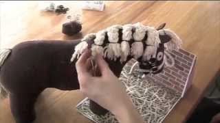 Crafty Ponies! PONY LESSONS -  How to plait a pony's mane!