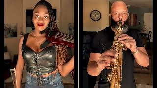 Any Time Any Place - @JanetJackson  (Sax & Violin Cover) by @JavonneJonesViolinMusic  & Frank B