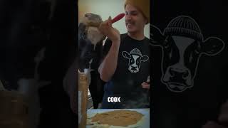 you won’t believe what interrupts his cooking!!