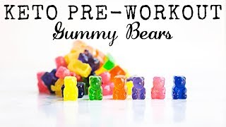 Homemade Gummy Bears // Keto Pre-Workout Candy