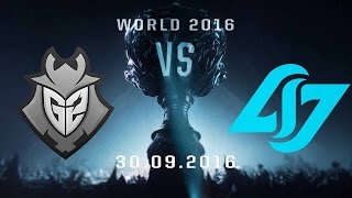 Highlight G2 vs CLG - World Championship 2016 (Match 1 Group A Day 1)