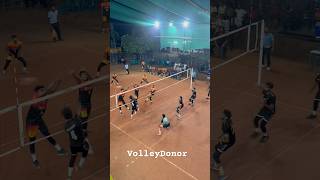 Rally 😱 powerful Touch out 😲 #volleyball #volley #volleydonor #viralvideo #shorts #india #kerala