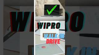 Wipro walk in interview for freshers in Hyderabad #walkindrive