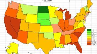 Map: Unemployment by State November 2013