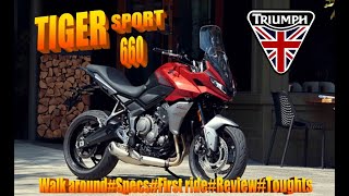 TRIUMPH tiger sport 660 2022 #firstride#testride​​#ride along#specs​​​#toughts​​​​# hermanus