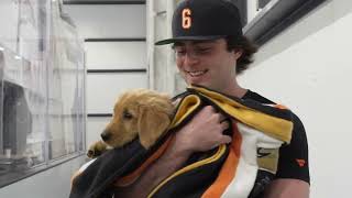 Anaheim Ducks Introduce a TEAM DOG!