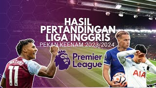 Hasil Liga Inggris Pekan Ketujuh - Tottenham vs Liverpool - EPL 2023/2024