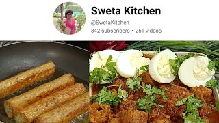 Chicken sheekh kabab with rich onion-tomato gravy / chicken recipe #video #viral #trending #kabab