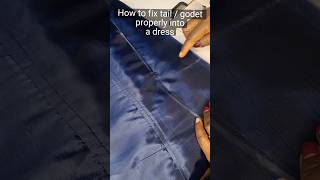 How to give your tail/Godet a sharp pencil edge #sewing #sewingbox #diy #tailormade