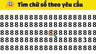 Tìm chữ số 1-9 theo yêu cầu| Thử tài ai tinh mắt nhất| Nguyễn Thị Lan Anh