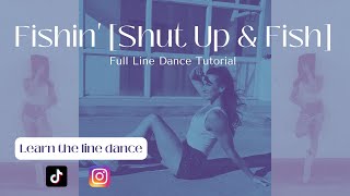 Learn "Fishin" in 5 Minutes [Shut Up & Fish] Line Dance Tutorial