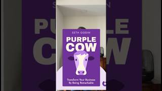 Book review - Purple Cow by Seth Godin #sethgodin #bookreview #purplecow #marketing