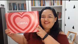 UNBOXING DA SEGUNDA CAIXA DO CLUBE DE ROMANCE DA CARINA | Tathy Carvalho