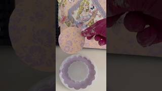 DIY Ceramic and Scrapbook Paper Jewelry Dish: Beautiful Bubble Design! 🎨✨