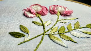 Hand Embroidery Work||Splendid flower design||hand embroidery||#handembroidery #gopifashion143