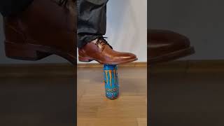 Can you stand on cans and things. #canyoustandonit #crushing #asmr