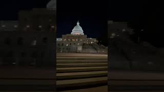 Capitol Hill night view #capitolhill #usa #america #youtube #shortvideo #shorts #travel #washington