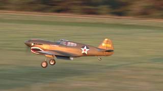 A6M5 Zero & P40 Warhawk on the deck