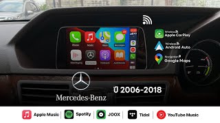 Mercedes-Benz CarPlay Interface | เพิ่ม Apple CarPlay และ Android Auto สำหรับ Benz ปี 2006-2018